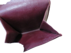 CARTIER Porte-monnaie compact cuir bordeaux