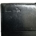 Fendi Black Zucca Monogram Bifold Wallet