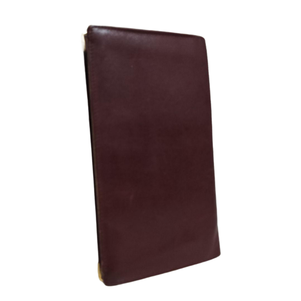 CARTIER Portefeuille long ligne must bordeaux