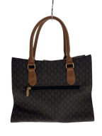 VALENTINO Garavani Sac tote toile monogramme V marron cuir camel