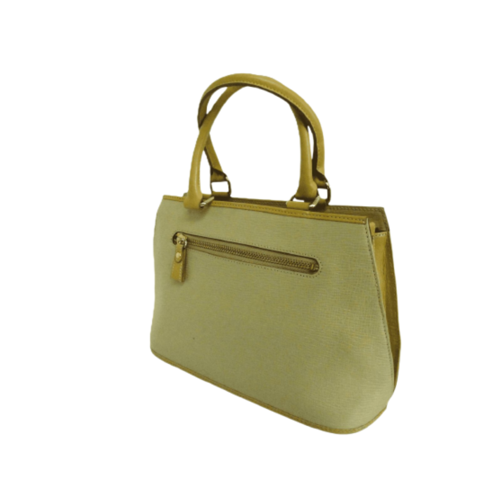 NINA RICCI Sac jaune logo carré mode alma