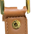 COURRÈGES Sac noé bucket bag bleu marine / camel (avec dustbag)