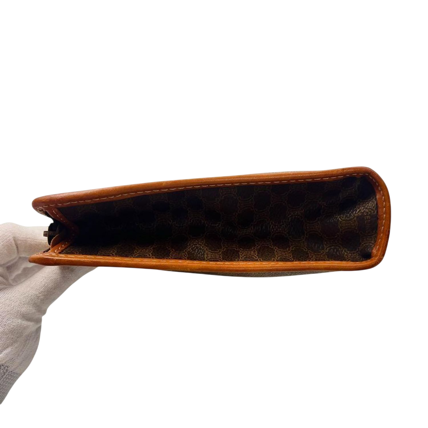 Celine Macadam Monogram Pouch Clutch Bag