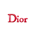 DIOR Pochette cosmétique, logo en relief rouge