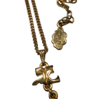 Lotx2 Collier Courreges (logo ac et perle) et Nina Ricci (coeur et logo nr argent)