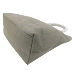 GIVENCHY Sac à main comme neuf, toile kaki anse blanche