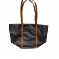 LOUIS VUITTON Sac Shopping GM grand tote, anses fines, base évasée