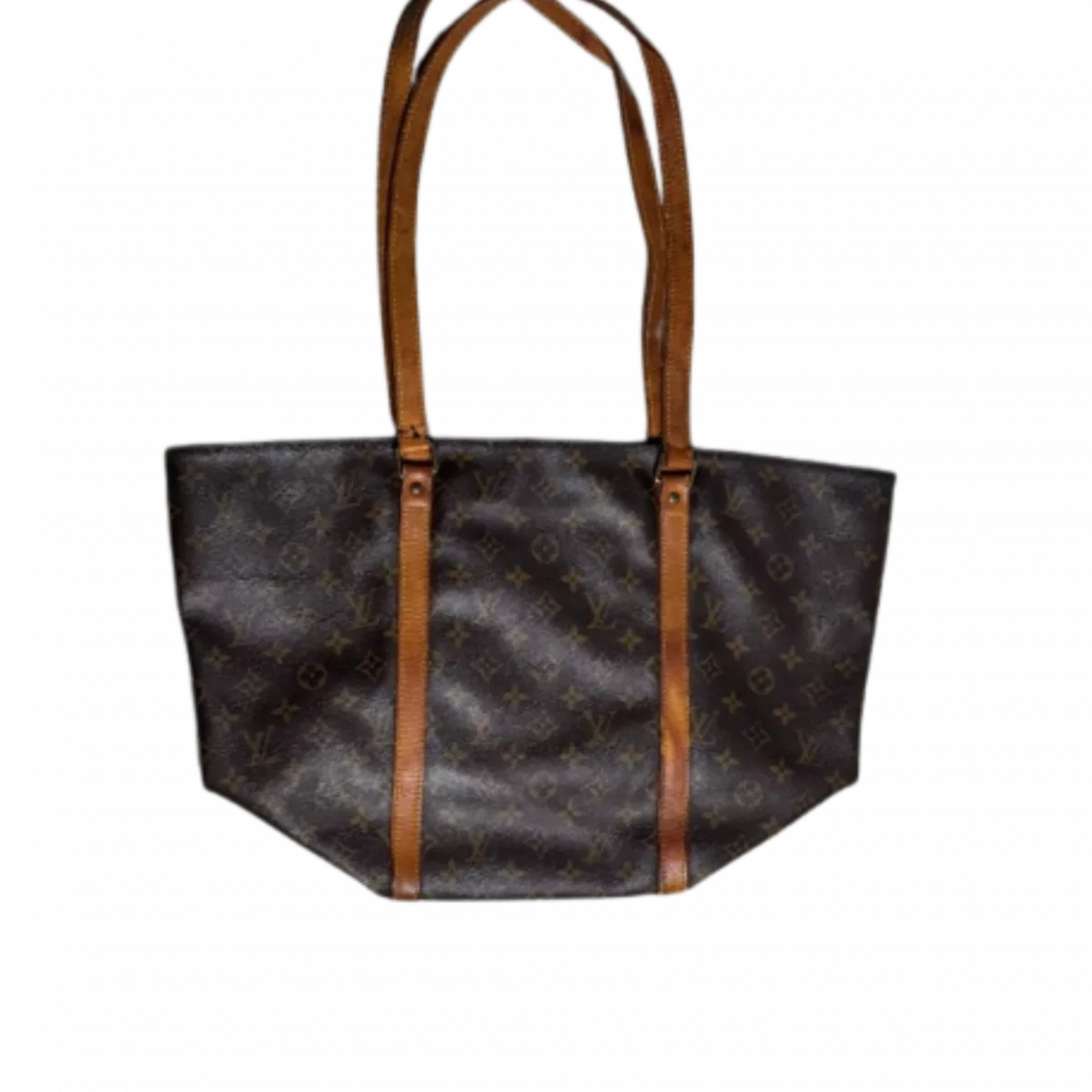 LOUIS VUITTON Sac Shopping GM grand tote, anses fines, base évasée
