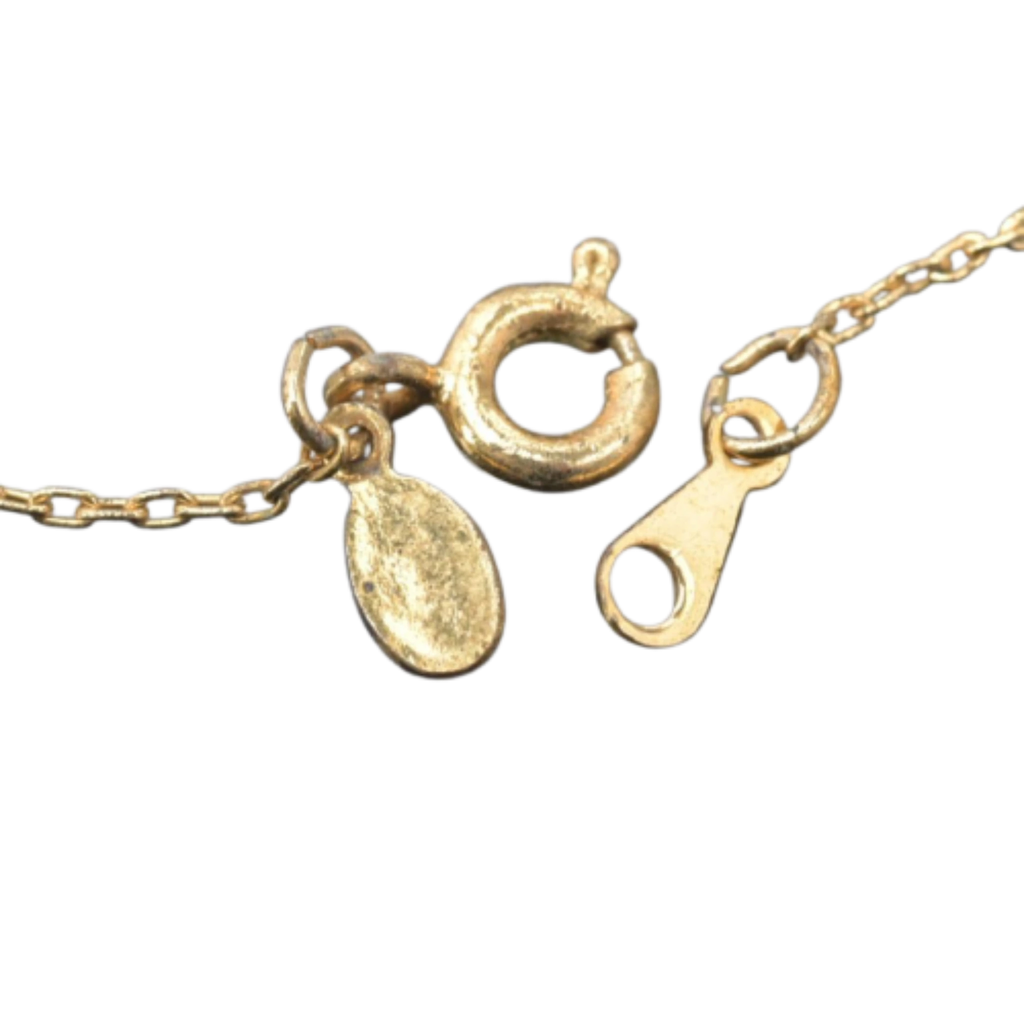 GIVENCHY Collier en or, logo, bijoux en strass, en excellent état