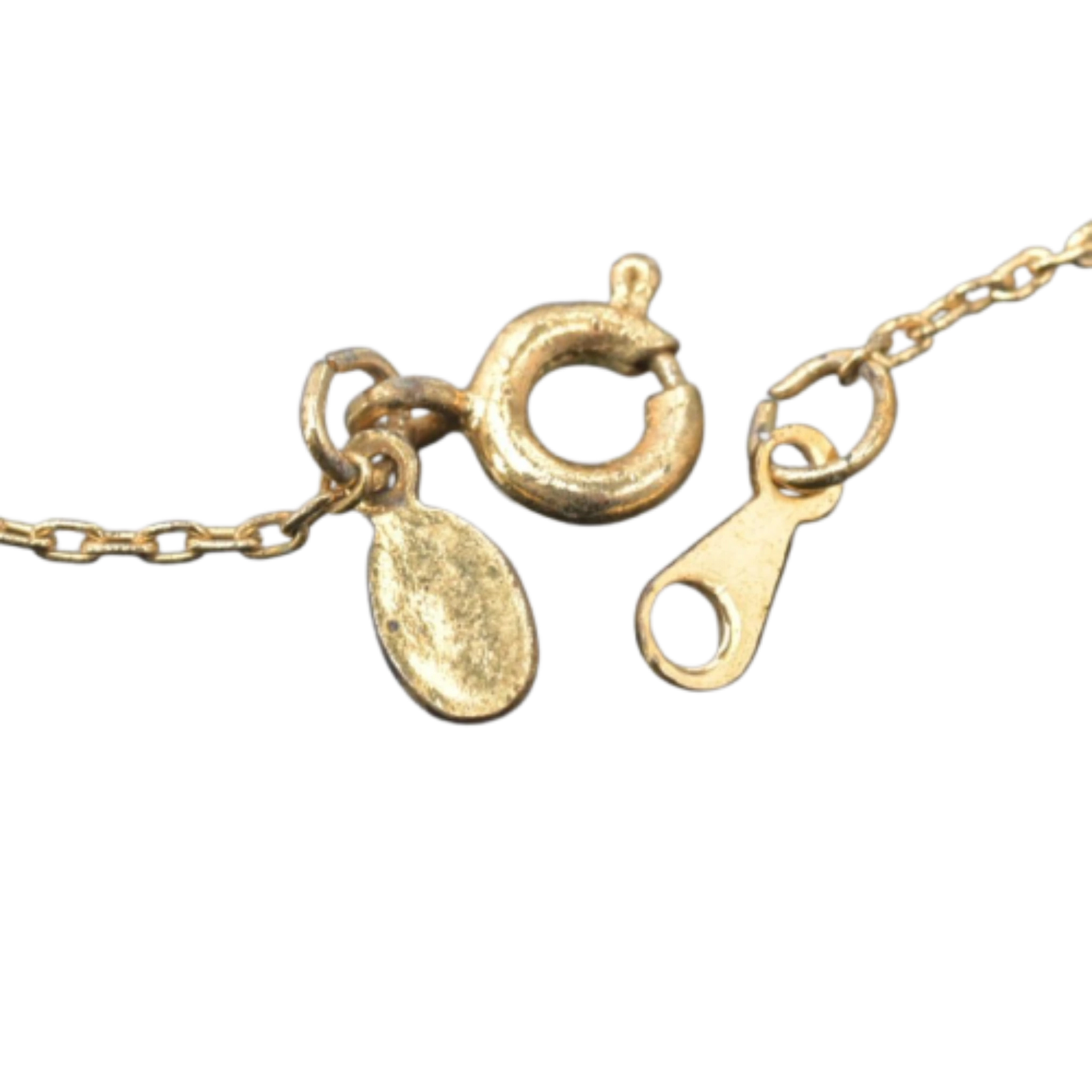 GIVENCHY Collier en or, logo, bijoux en strass, en excellent état