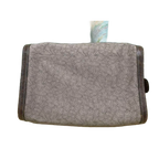 UNGARO Sac à main marron gris vintage monogramme Boston à poignée supérieure