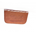 CELINE Pochette Celine en cuir PVC Macadam PM