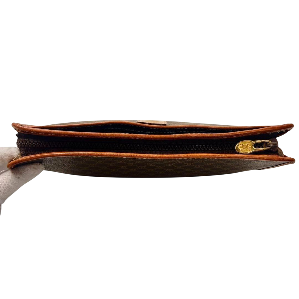 Celine Macadam Monogram Pouch Clutch Bag