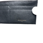 Giovanni Valentino Wallet Black Leather Long Bifold Italian Designer Vintage