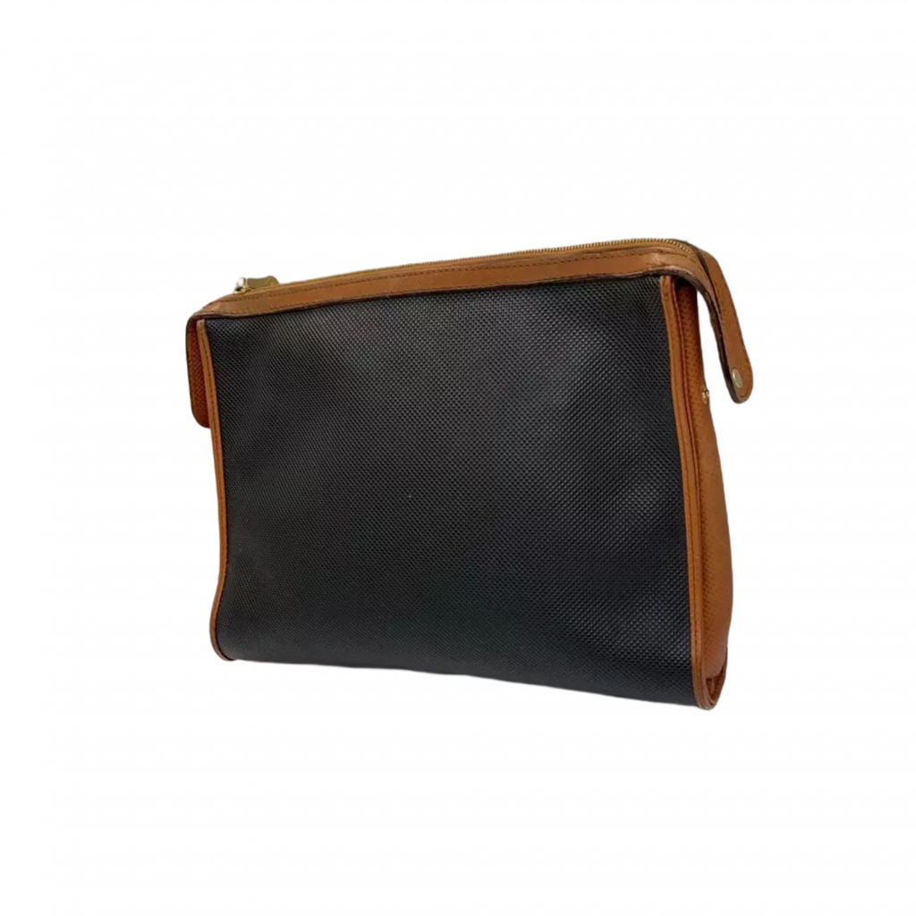 BOTTEGA VENETA Pochette noir et cuir