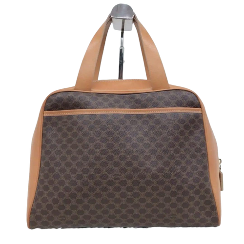 CELINE sac boston motif Macadam & logo cuir